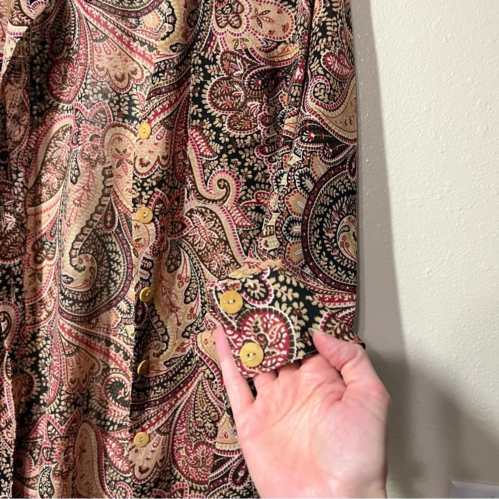 Jaeger button blouse - Picture 10 of 12